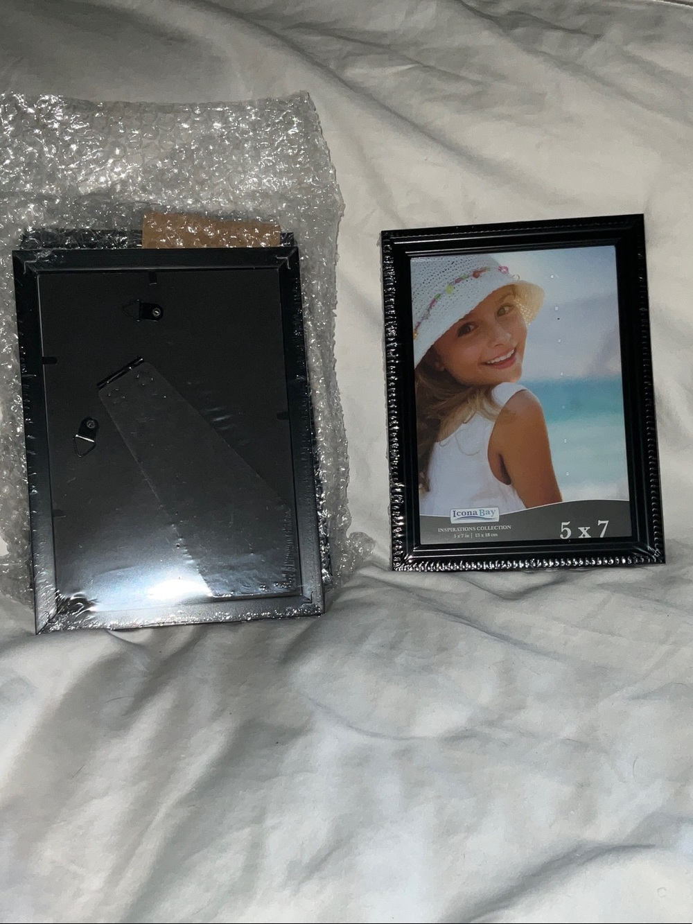 Black 5x7 Photo Frame - Classic Decorative Design 6 Pack